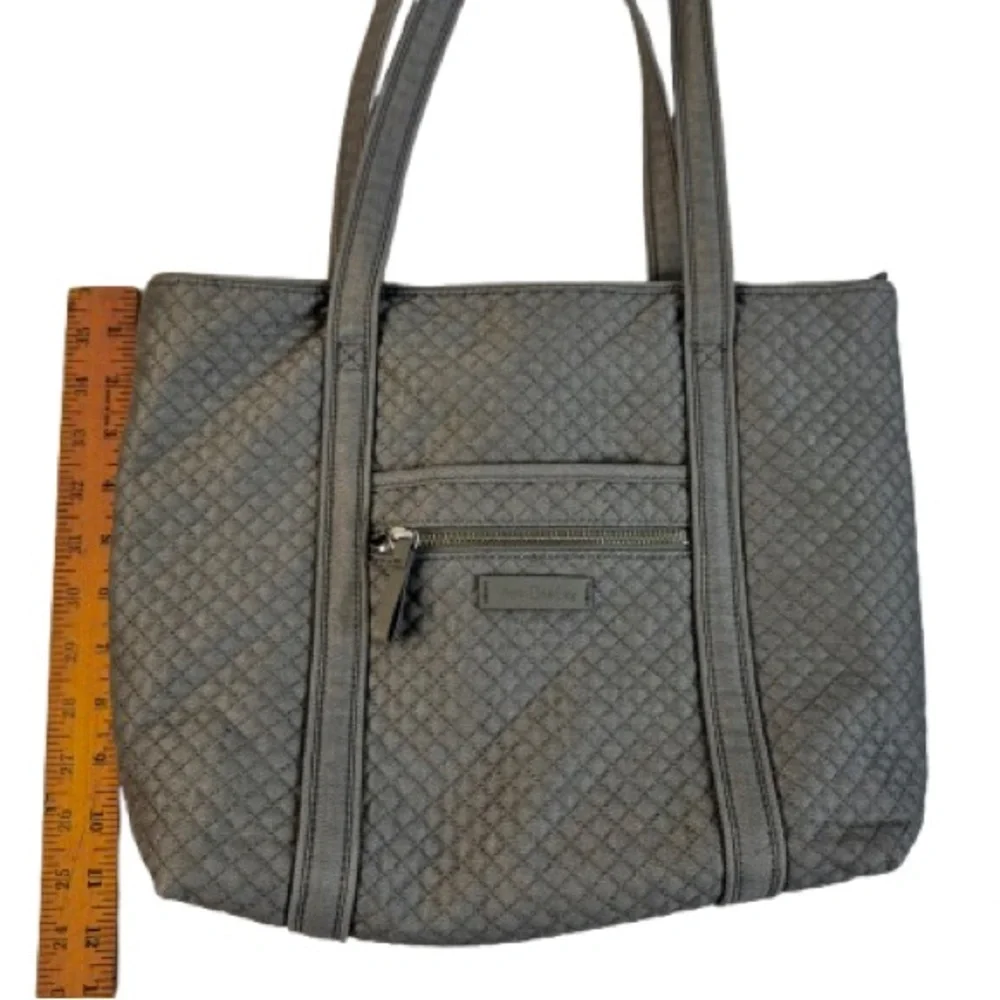 Vera Bradley Gray Quilted Tote